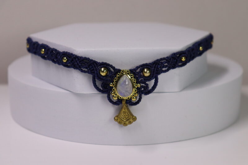 COLLIER CHOKER PIERRE DE LUNE